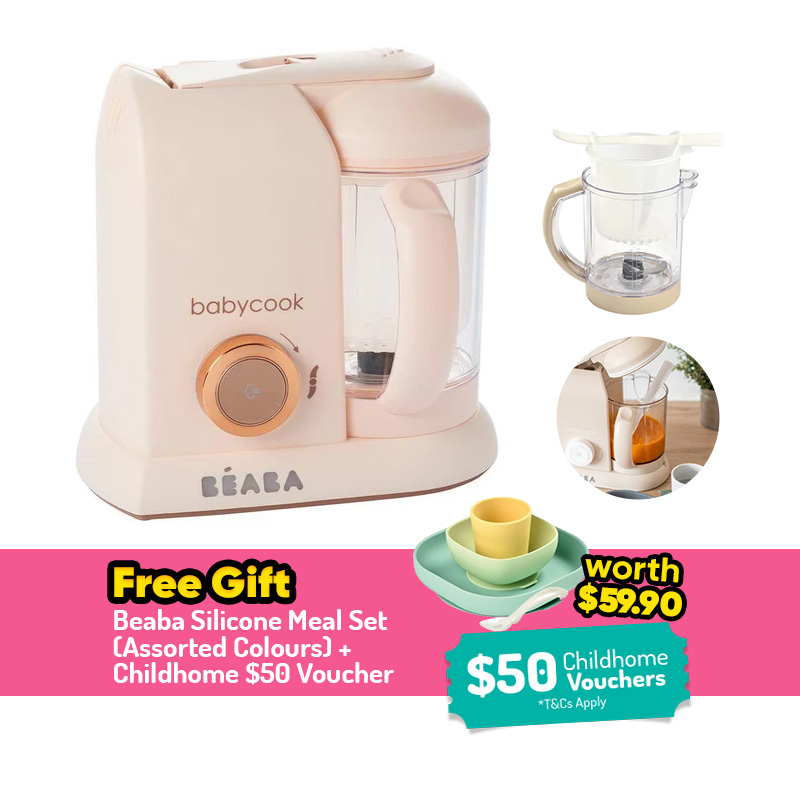 Beaba Babycook Solo Baby Food Processor + FREE GIFT